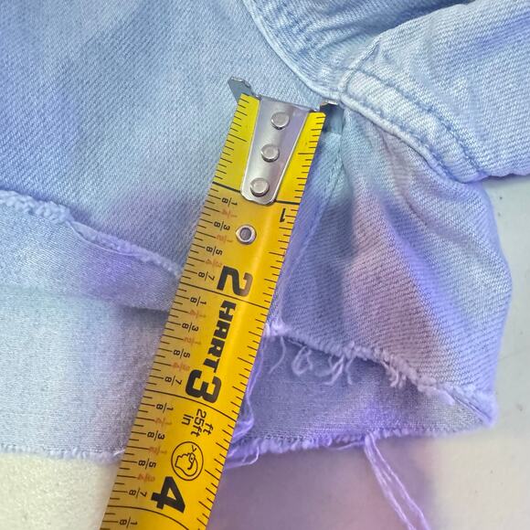 PacSun Dad Jean Cut off Button Fly  Shorts 25 - Picture 7 of 8